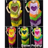 Balinese rayon basic rainbow house dress 28