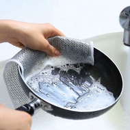 Metal Wire Kitchen Rag Sink Cleaner Pots and Dishes Cleaner, Non-Abrasive Multi-Purpose Cleaner, Con
