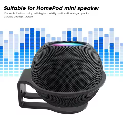 Mini Speaker Wall Mount Holder Stand Aluminum Alloy Speaker Hanger for HomePod mini Speaker Wall Mou