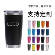 E-commerce 20oz Spray Plastic Car Cup Creative 20oz Ice Master Cup 304 Stainless Steel Thermal Insul