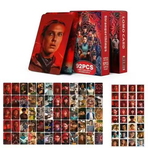 New 92PCS Photocards Movie Strangers 60 PCS card 32 PCS Stickers Things High Quality Decoration Coll