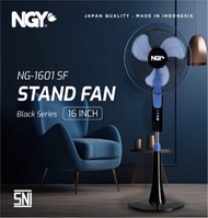 NGY Kipas Angin Berdiri NG-1601SF 16in / Stand Fan Nagoya Black - Tanpa Pemberat