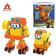 Super Wings 5'' Transforming Swampy Mira Jett Action Figures Robot Deformation Airplane Transformation Animation Kid Toys Gifts