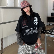 route66 Long-Sleeved Shirt Extended Sleeves T Shirt Men