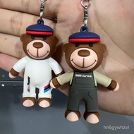 Beibei Selection🔥BMW Key Cover BMW Bear Doll Keychain Pendant BMW Car Keychain Key Cover Keychain Ca