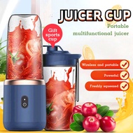 6 Blades Portable Juicer Cup Fruit Juice Cup Automatic Small Electric Juicer Smoothie Blender Ice Crusher