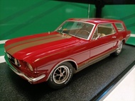 Cult 1 18 Ford Mustang Modified Station Car Model Ford Mustang Wagon 1965 Red