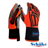 ถุงมือกันกระแทก กู้ภัย ชาเก้ IMP01 สีส้ม สำหรับงานอุตสาหกรรมหนัก oil and Gas มาตรฐาน EN388 กันบาดระด