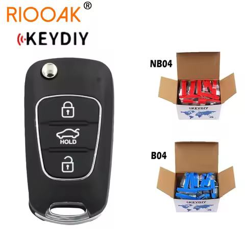 5pcs KEYDIY B04 NB04 Universal Remote Key 3 Buttons Car Remote Key for KD900 URG200 KD-X2 Mini KD fo