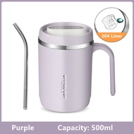 500ml Stainless Steel Office Coffee Mug Nordic Coffee Cup Office Cup Thermal Cup Cawan Tahan Panas
