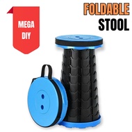 Foldable Stool Hiking Camping Stool Chair Outdoor Folding Retractable Stool Telescopic Foldable Stoo