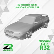 Kit Car 1/64 scale Nissan Skyline GTR R32 Hotwheel Skyline R32/ Resin Car/ Kit