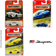 TOYOTA MATCHBOX 2023 GR SUPRA SUPRAMK5 SERIES WHITE YELLOW BLUETOYOTA