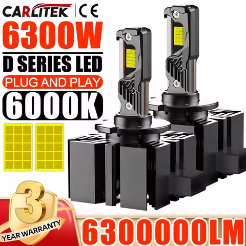 360 Degree D3S Led Headlights 6300W 63000000LM 6000K HID D1S D3S D8S D2S D4S D Series Car Lights Can