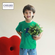 Chelsee เสื้อยืดคอกลม เด็กผู้ชาย แขนสั้น รุ่น 128015 ลายมังกร อายุ 1.5-10 ปี ผ้า 100%Cotton เสื้อผ้าเด็กโต