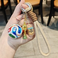 World Cup FIFA World Cup Trophy Argentina Brazil Portugal Keychain Backpack Pendant Souvenir Car Key