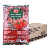 Aro เอโร่ ซอสมะเขือเทศ 10g (100ซอง 8แพ็ค) ซอสมะเขือแบบซอง ซอส