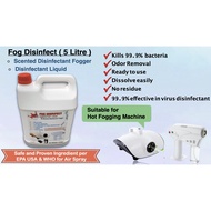 Promotion! Disinfectant Liquid 5 LITRE #Atomized/Fog Liquid #[READY STOCK MALAYSIA] #Suitable for Ho