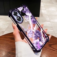 VRQR for Infinix Smart 10 Plus Tecno Spark GO 2 2S Pop 10 KM4 X6725B_C Ink Wash Flower Butterfly Tra