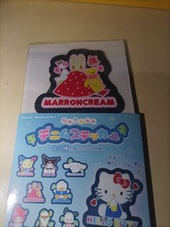 sanrio 牛仔布 袋 marron cream