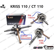 👍(+DIAMETER) LEO CRANKSHAFT JET 6MM KRISS110 / KRISS 110 / CT110 120 JET ROD 12MM JACKROD JETROD RAC