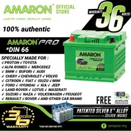 AMARON PRO DIN66 Series Car Battery Premium Lasting for Proton/BMW/Toyota/Audi/Mercedez