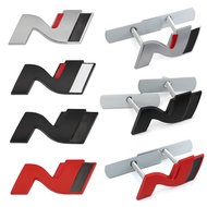 Car Sticker N Line Nline Badge Emblem Decal Front Grille for Hyundai I30 2021 Sonata Elantra Veloste