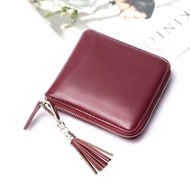 SC2 Mini Wallet Women PU Leather Holder Square Zip Purse