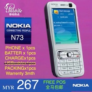 Original NOKIA N73 2nd Renew.Set Telefon 原装诺基亚 N73 二手翻新手机、