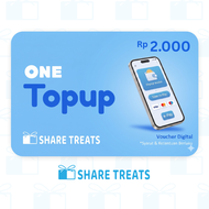 Share Treats One Top Up e-wallet - Rp 2.000 (Dana Ovo Gopay linkaja dll).