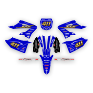 Decals Yamaha YZ125X 250X Terbaru Full Body Stiker Pelindung Motor
