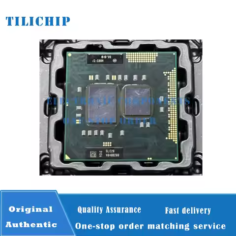 I5 580M CPU official version PGA SLC28 2.66-3.33G K0 step support HM55/57
