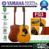 Yamaha FG3 41  Dreadnought Solid Sitka Spruce Top Acoustic Guitar Natural (FG 3)