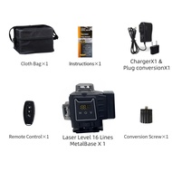tripod/nivel laser 4D 16 Lines Laser Level 3° Self-leveling professional laser level green Laser lev