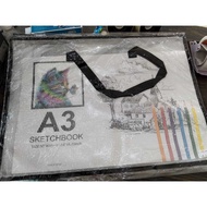 PLASTIC BAG SKETCHBOOK A3 BG 5001 Painting Map A3/ Bag A3 Transparent 55x40 CM