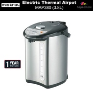 Mistral 3.8L Electric Thermal Airpot - MAP380 (1 Year Warranty)
