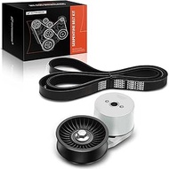 A-Premium Engine Serpentine Belt Drive Kit Compatible with Ford F-150 F150, F-250 F250, F-350 F350, 