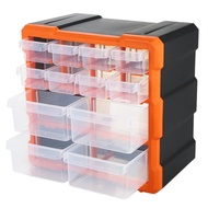 Drawer PP+PS Parts Storage Box Multiple Compartments Slot Hardware Box Organizer Craft Cabinet Tools