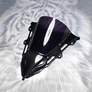 For HONDA CBR650 CBR650R 2019-2025 Carbon Fiber Motorcycle Front Screen Windshield Fairing Windshiel