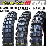 FKR TYRE TAYAR 17 18 21 19 70/100 80/100 460 410 300 350 SAFARI X RANGER SCRAMBLER MOTOCROSS MOTORCROSS MOTO CROSS MOTOR