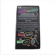 Grabbing Mike, Bad Singer, Karaoke Master, Microphone- Cards Game, Family Gatherings Games, Party