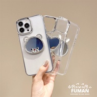 Luxury Love Mirror Phone Case For Realme 14 Pro Lite 14X 13 12 11 Pro Plus 12X 11X 9 2 Pro 9i 7i Nar