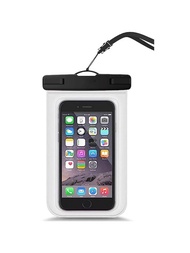 通用防水手機袋手機乾燥包保護殼適用於 iPhone 14 13 12 11 Pro Max Mini XS XR X 8 7 6S Plus SE、Galaxy S21 S20 S10 Plus Note 10 和 9、Pixel 4 XL 高達 7 英寸 - 透明 - 透明