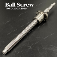 บอลสกรู TOCO L300-L1400/ Ball Screw SFUR2005 SFUR2010+NUT ยี่ห้อTOCO(ความยาวทั้งเส้น หน่วยเป็น มิล