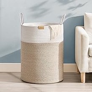 Nunsino 95L Laundry Hamper Basket,Baby Nursery Woven Storage Basket for Toys Bin,Pillows,Blankets,Cl