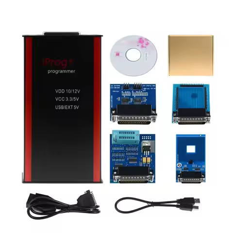 IPROG Pro V87 Full Set ECU Key Programmer Iprog+ Eeprom IMMO