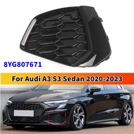 8YG807671 8YG807672 For Audi A3 S3 Sedan 2020-2023 1PCS Left Right Side Front Bumper Grille Fog Ligh