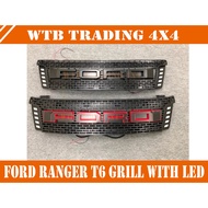 Ford Ranger T6 2012-2015 Front Grill With LED