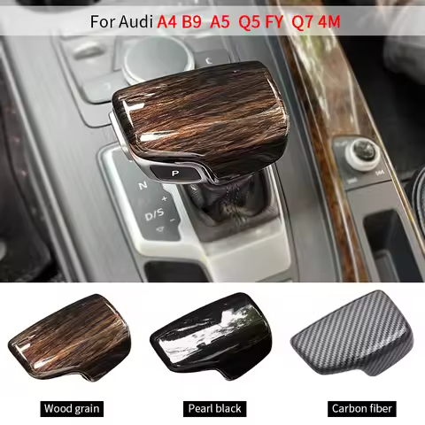 Car Gear Lever Cover For Audi A4 B9 A5 2017-2020 2021 2022 2023 2024 S4 S5 RS4 RS5 Accessories Audi 