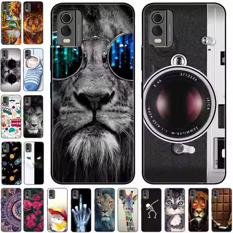 Funda For Nokia C32 C210 Case Soft Silicone Lovely Animal Protector Back Cover For NOKIA C210 C32 Ph